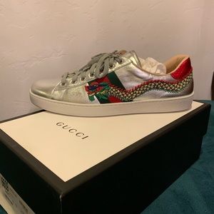 Gucci New Ace Embossed Sneakers